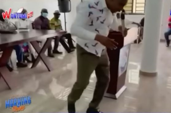 PICTURE! Chairman Wontumi Boogies As He Vows To Show NDC How To Dance Hiplife