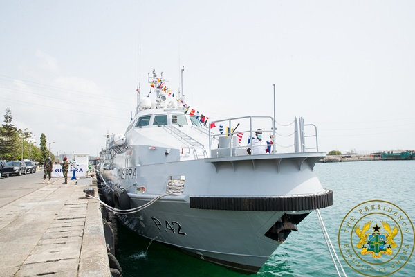 President Akufo-Addo Commissions Four (4) Ships For The Navy