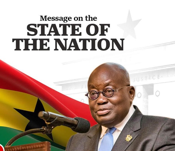 Message On The State Of The Nation By President Akufo-Addo