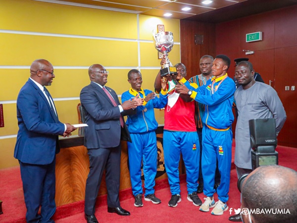 VP Bawumia Presents Medals, Trophies To National Cross-Country Champions At Jubilee House