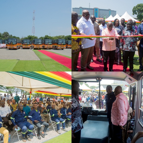 President Akufo-Addo Commissions Forty-Five (45) Metro Mass Buses