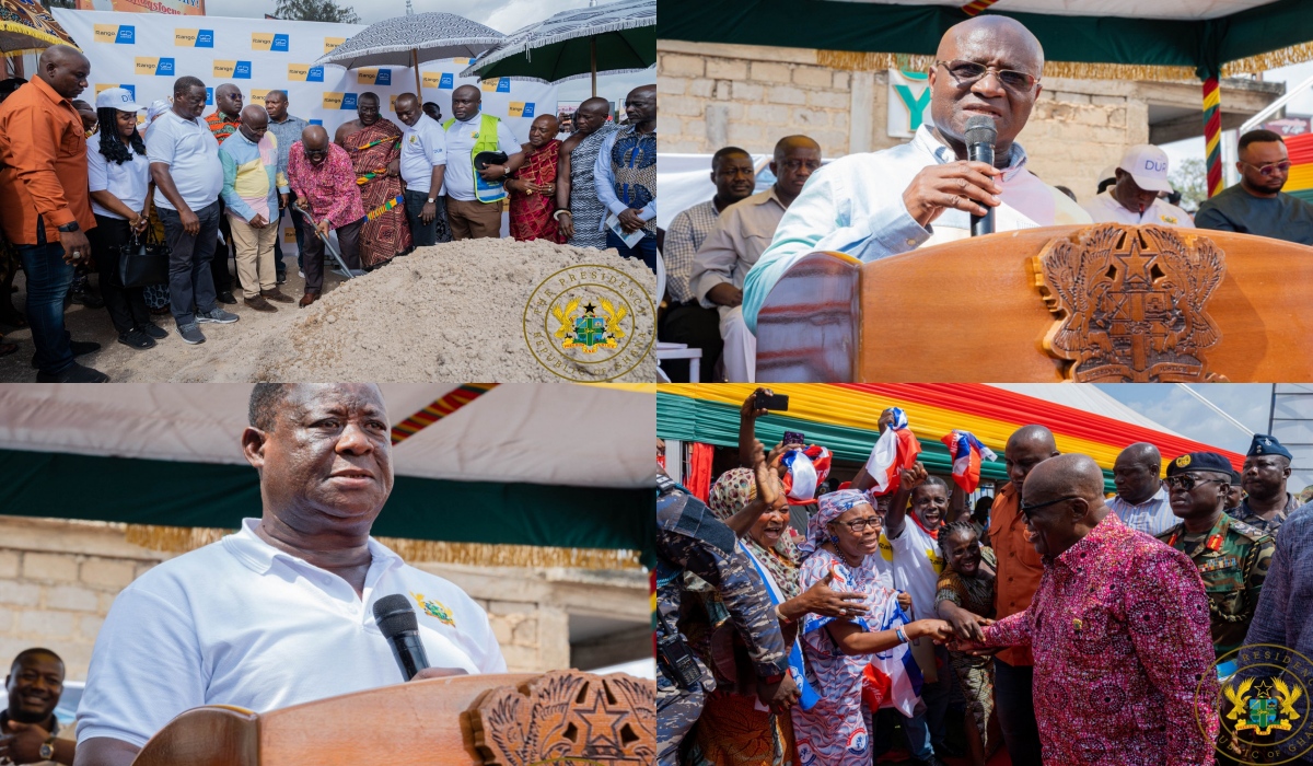 President Akufo-Addo Cuts Sod For 4-Tier Suame Interchange