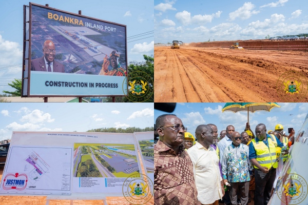 Us$330 Million Boankra Inland Port To Be Completed By March 2024