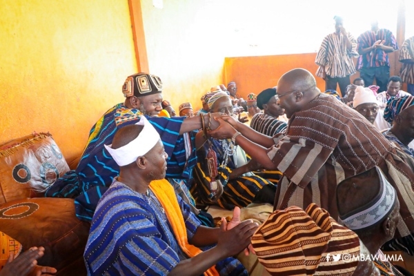 Your Opponents May Dislike And Berate You But God Will See You Through - Paramount Chief Of Bunkpurugu To VP Bawumia