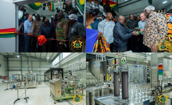 1D1F: President Akufo-Addo Commissions Specialty Beers Ltd In Nsawam