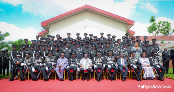 Govt Promises More Support To Ghana Police Service, As 308 Are Commissioned As Senior Officers