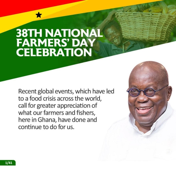 President Akufo-Addo Marks 38th Farmers’ Day Celeberation At Koforidua