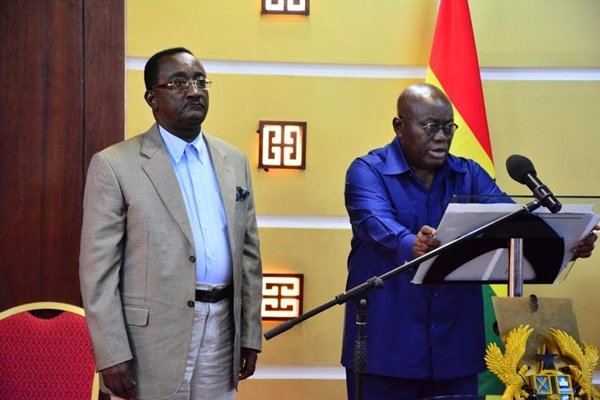 President Akufo-Addo Accepts Hon. Dr. Owusu Afriyie Akoto’s Resignation