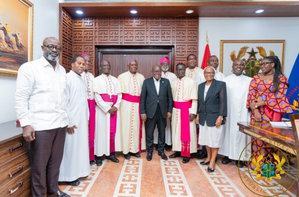 “Overcoming Creditor Committee Hurdle Good Sign Towards Recovery” - Prez Akufo-Addo To Catholic Bishops