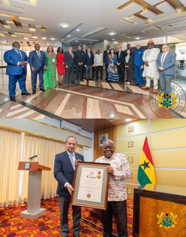 Pres Akufo-Addo Receives Highest International Diplomacy Award