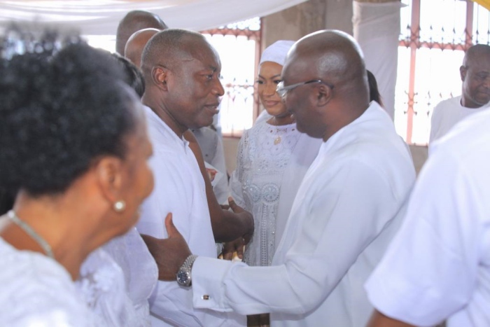 PHOTOS+VIDEO: Kwabena Agyepong Hugs Bawumia, Declares Victory For Him