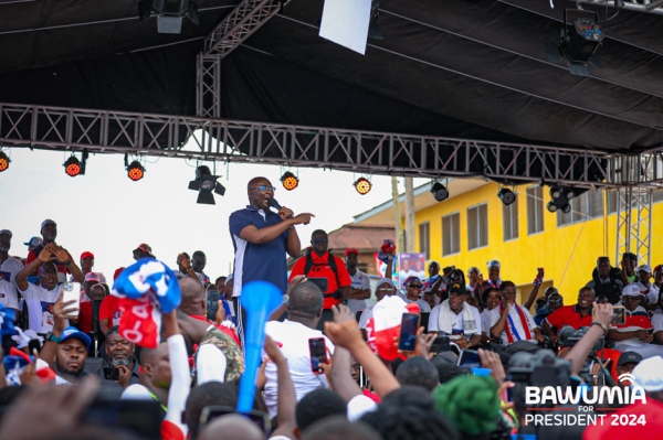 My Solutions Are Bold For The Future - Dr. Bawumia Tells Mammoth Crowd In Kwahu