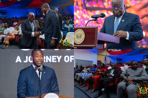 President Akufo-Addo Launches Okoe-Boye's "Fellow Ghanaians" Book